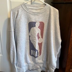 Abercrombie Oversized NBA Crewneck